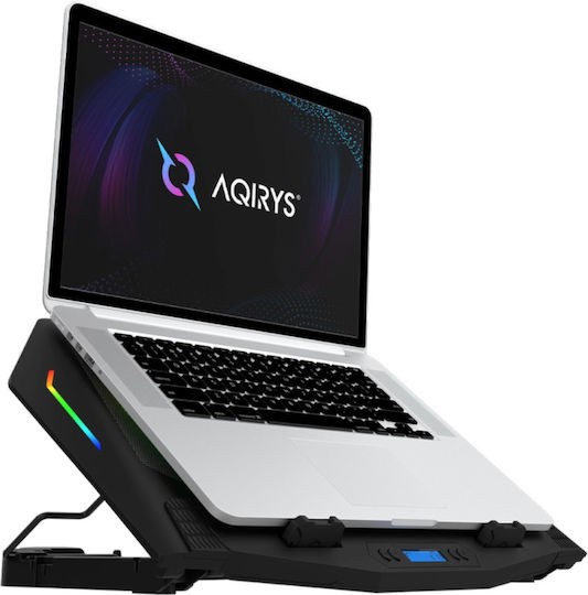 Aqirys Pluto Cooling Pad for Laptop up to 17" with 2 Fans and Lighting Multicolour