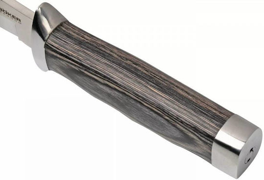 Boker Magnum Safari Mate XD Knife with Locking Mechanism Black in Leather Sheath