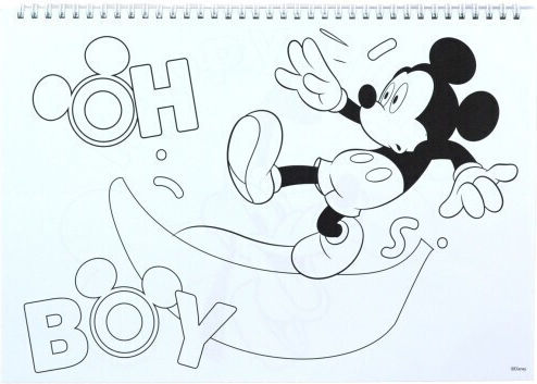 Gim A4 Zeichenblöcke Selbstklebende Mickey Cook 40 Stück 23x33cm