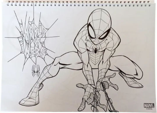 Drawing Pad 40 Sheets Stickers Spiderman Amazing 2 337-08416 Gim