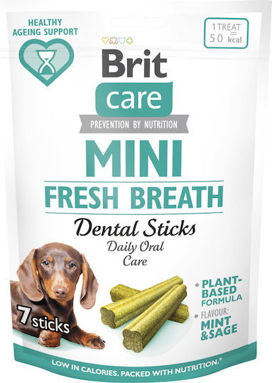 Brit Μασώμενο Stick για Σκύλους κατά της Πέτρας & Πλάκας 120gr 7τμχ