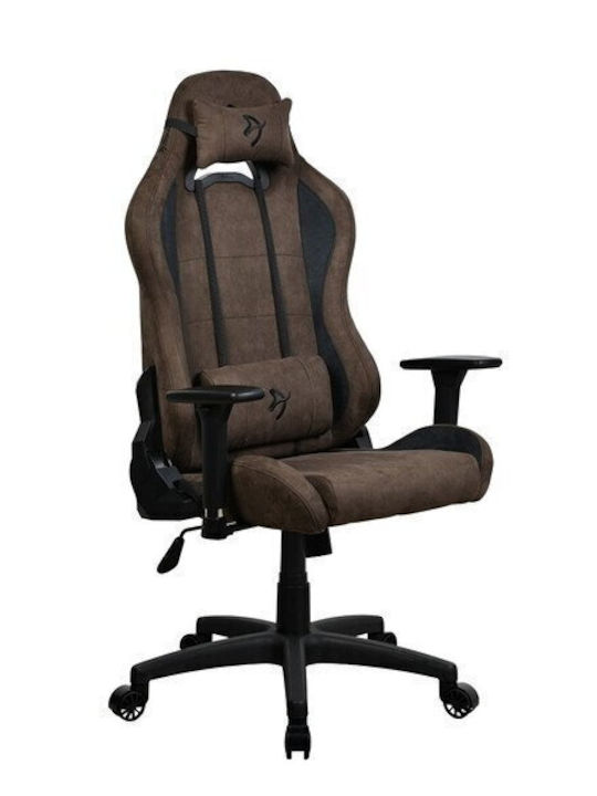 Arozzi Torretta Supersoft Gaming Stuhl mit verstellbaren Armlehnen Braun