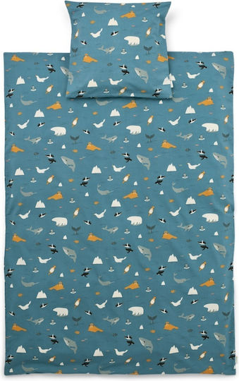 Liewood Set Cearceafuri pentru Bebeluşi cu Faţă de Pernă Carmen Arctic Sea Ocean View 70x100 cm Liewood Set Cearceafuri pentru Bebeluşi cu Faţă de Pernă Carmen Arctic Sea Ocean View 70x100 cm
