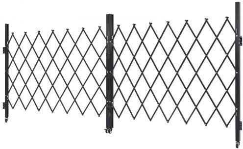 Vevor Door Dog made of Metal in Black Color 145.67 x 63.19cm