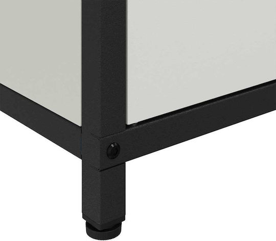 Vidaxl Kitchen Storage Cabinet White 60 X 50 X 92 Cm Steel