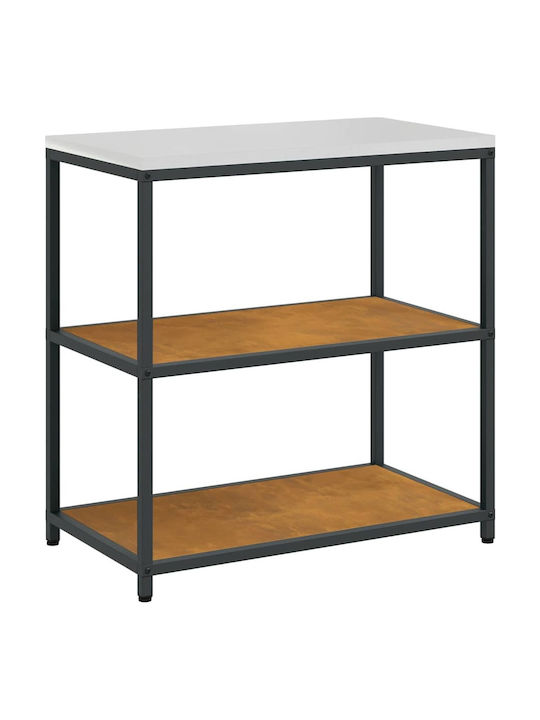 Vidaxl Kitchen Storage Rack Rusty Shelf 60 X 50 X 92 Cm