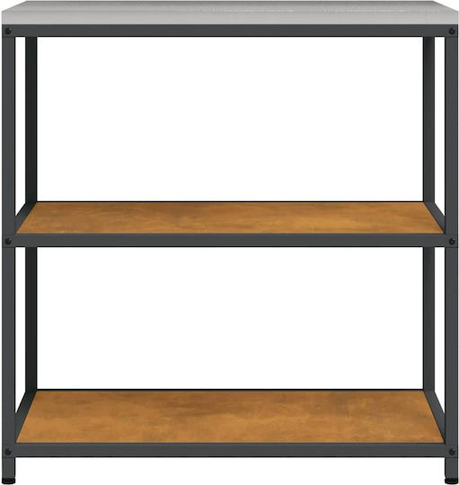 Vidaxl Ράφι Αποθήκευσης Κουζίνας Ράφι Σκ Rusty 60 X 50 X 92 Εκ