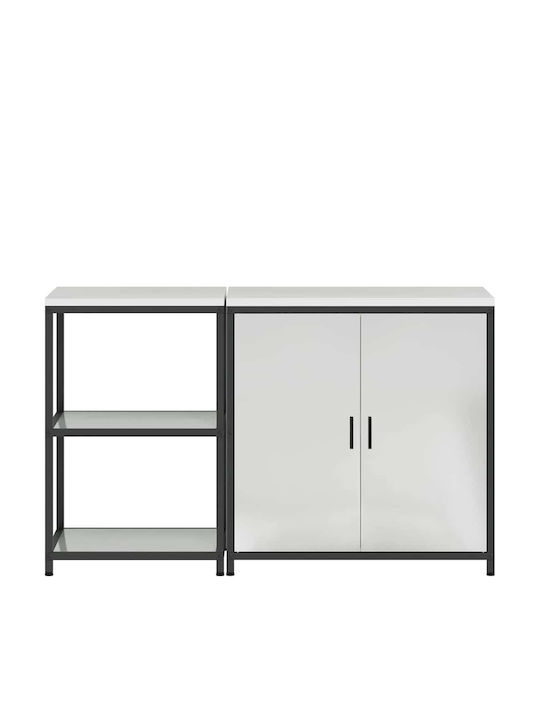 Епидапедно Кухненско Гарнитур Черно 150x50x92см