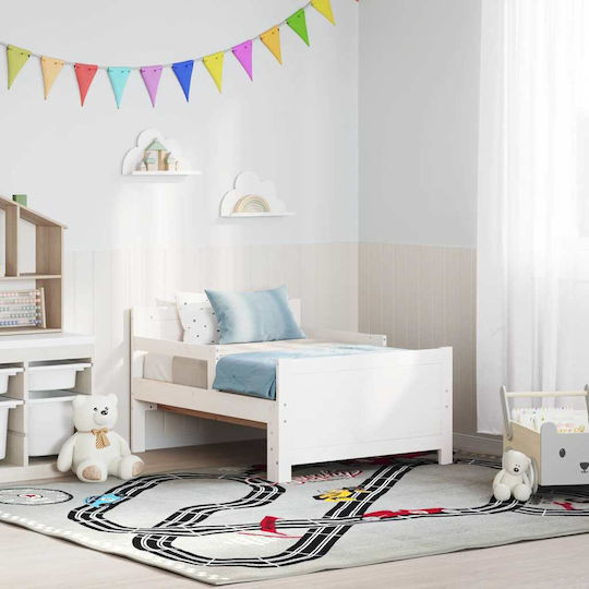 Vidaxl Extendable Kids Bed White 80 x 130 165 200 cm