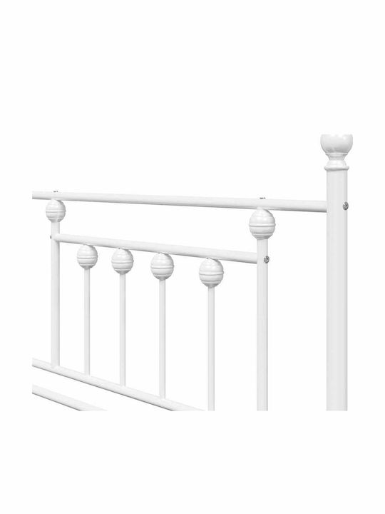 Pat pentru Copii - Canapea Single Ατσάλι pentru Saltea 100x190cm