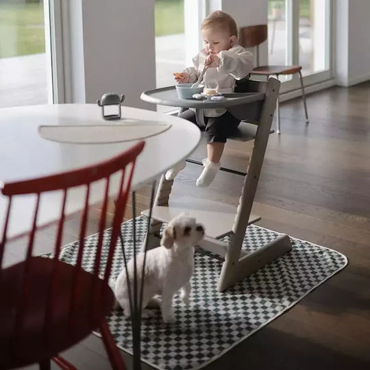 Mushie Accessories for Dining Chair Children's Rug in Ecru Color