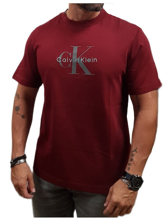 T-shirt Μπορντό