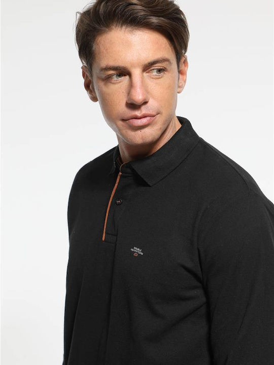 Polo Bluza Tricou Cu Mânecă Scurtă Total Negru