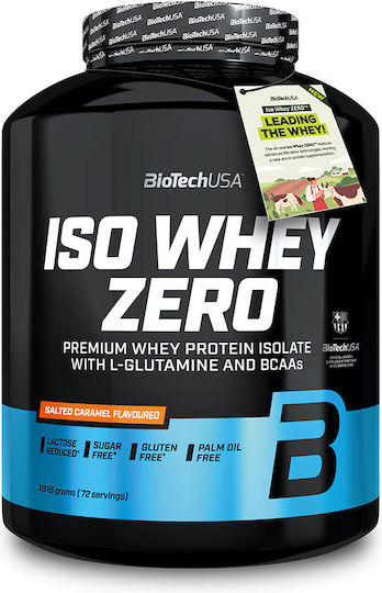 Biotech Usa Iso Whey Zero 1816g Tiramisu & Biotech Usa Wave Shaker 600ml Black-Smoked Custom Bundle