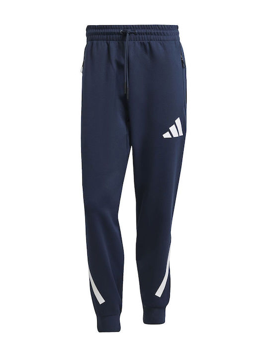 Training Jogginghose mit Gummizug Blau