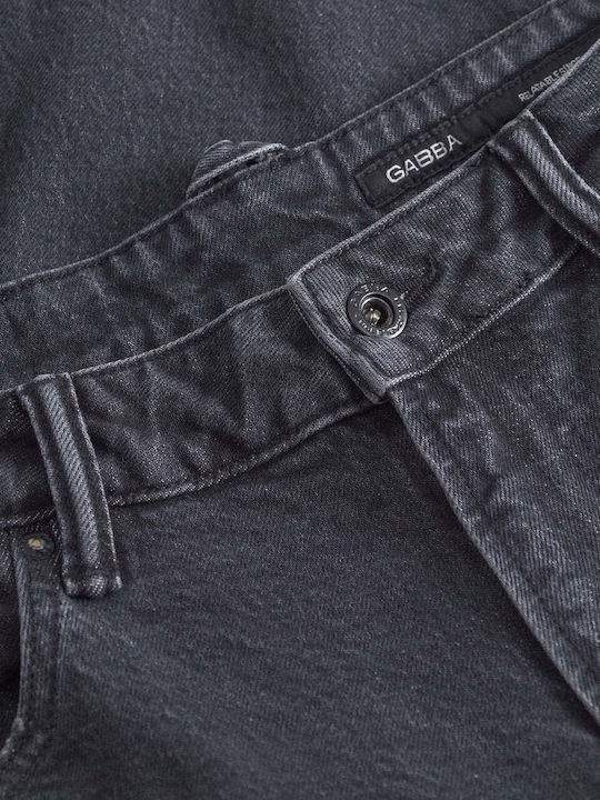 Men's Jeans Pants With Loose Tapered Fit Black