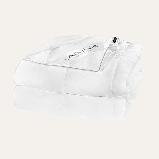 La Luna Πάπλωμα Μονό Μάλλινο 160x220εκ. Wool Natural Duvet Λευκό 10.5 togs
