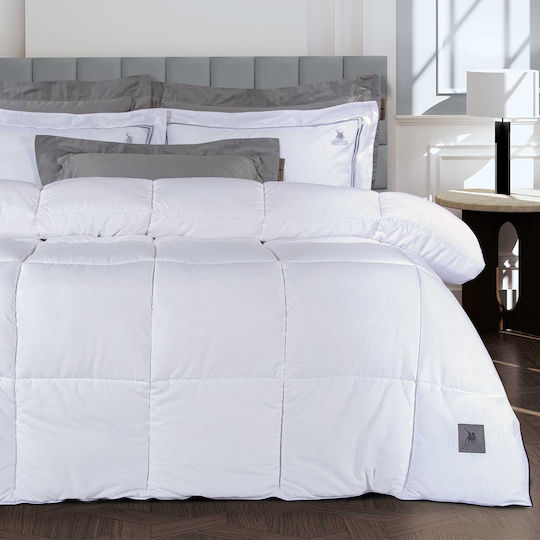 Greenwich Polo Club Duvet Queen with Hollowfiber Filling 220x240cm 3422 White 550 GSMGsm 10.5 togs Togs