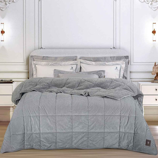 Greenwich Polo Club Κουβερτοπάπλωμα Υπέρδιπλο 220x240εκ. 3480 Grey 850 GSM 11.5 togs