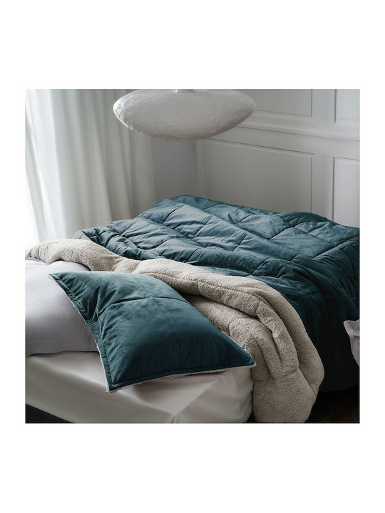 Gofis Home Duvet Queen 220x240cm Teddy 407/18 Petrol 300 GSMGsm