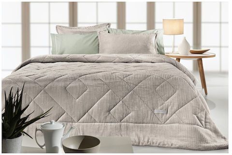 Guy Laroche Κουβερτοπάπλωμα Υπέρδιπλο 220x240εκ. Intima Sand 640 GSM