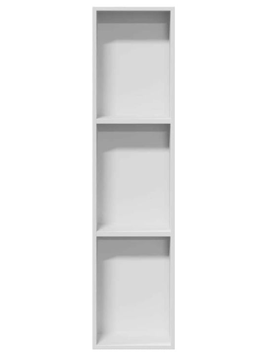 vidaXL Επιτοίχια Ραφιέρα Μπάνιου Μεταλλική 90x9.5x20cm Λευκή