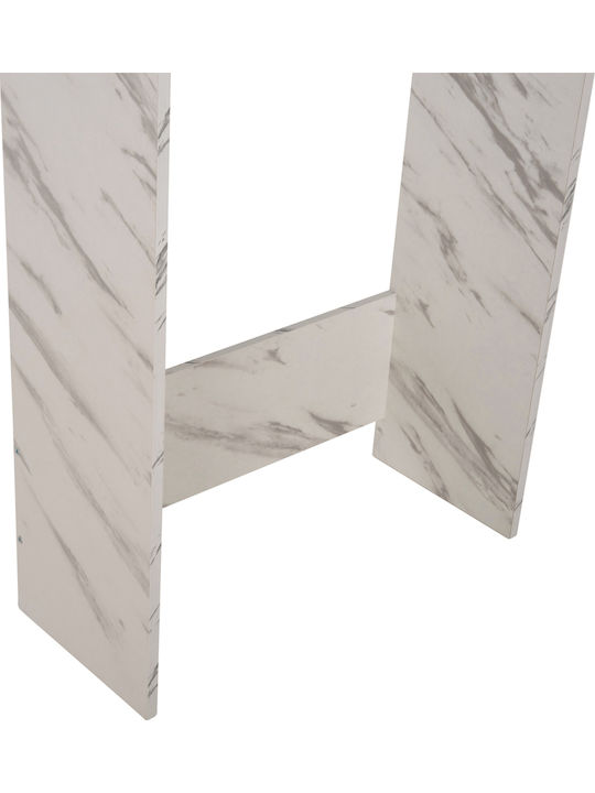 HomeMarkt Terry Επιδαπέδια Ραφιέρα Μπάνιου Ξύλινη 64x29x181cm Λευκή