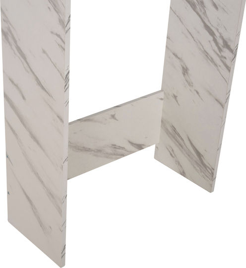 HomeMarkt Terry Επιδαπέδια Ραφιέρα Μπάνιου Ξύλινη 64x29x181cm Λευκή