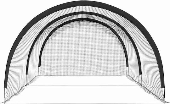 Vidaxl Baseball & Softball Black 702 x 369.5 x 243.5 cm Polyester