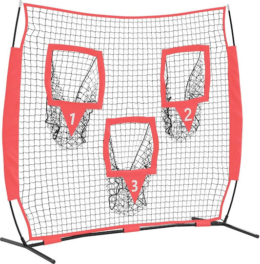 Vidaxl Baseball & Softball Black 214.5 x 89.5 x 181 cm Polyester