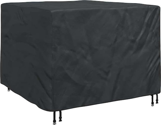 vidaXL Waterproof Armchair Cover Black 125x125x74cm