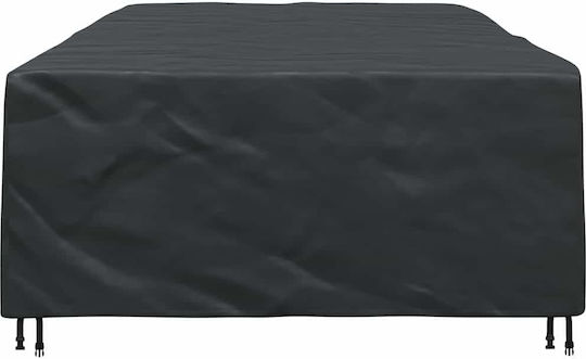 vidaXL Waterproof Dining Table Cover Black 315x180x74cm