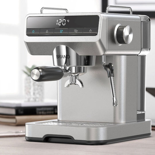 Finlux Automatic Espresso Machine 1150W Pressure 20bar Silver FEM-1866