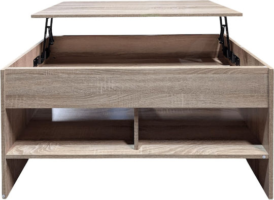 Mese De Cafea Rectangular Central Vivian Din Lemn Mauro L100xL48xÎ50cm