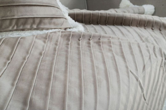 Teoran Solid Ριχτάρι Πολυθρόνας Chenille 150x180εκ. 304