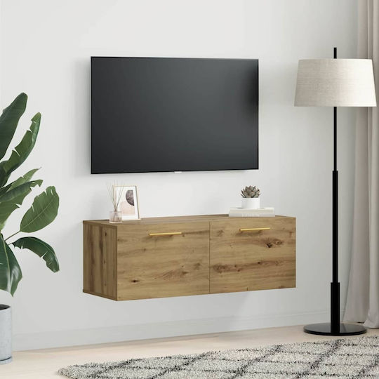 vidaXL Bathroom Cabinet L100xW36.5xH35cm Oak