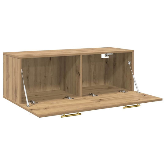 vidaXL Bathroom Cabinet L100xW36.5xH35cm Oak