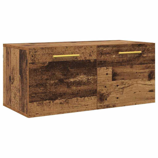 vidaXL Ντουλάπι Μπάνιου 80x36.5x35cm Καφέ