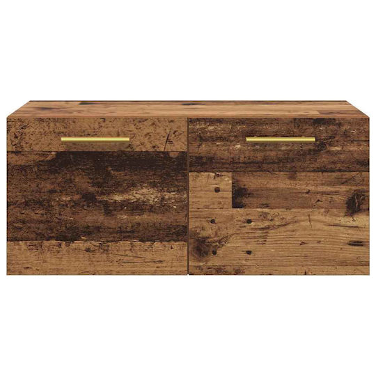 vidaXL Ντουλάπι Μπάνιου 80x36.5x35cm Καφέ