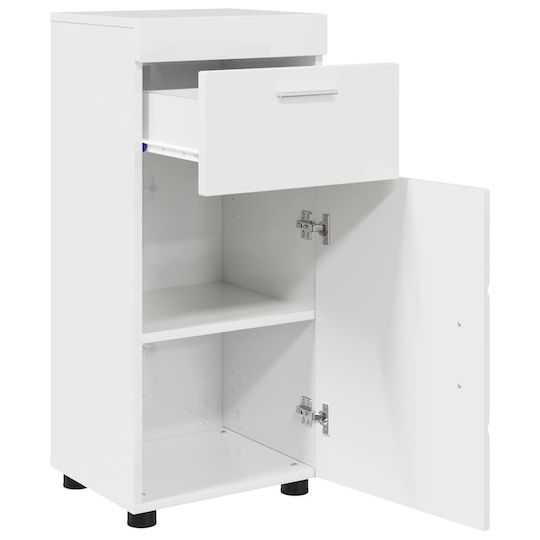 vidaXL Badezimmerschrank B37xT31.5xH82cm Weiß