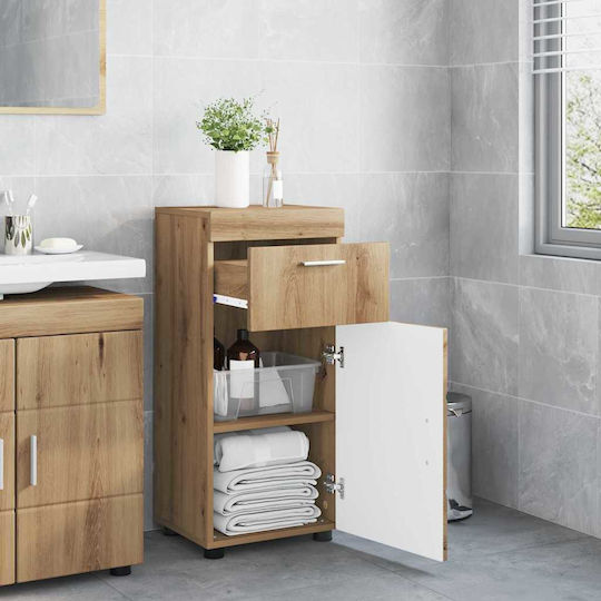 vidaXL Badezimmerschrank B37xT31.5xH82cm Eiche