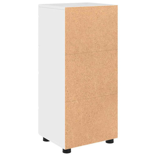 vidaXL Badezimmerschrank B37xT31.5xH82cm Weiß