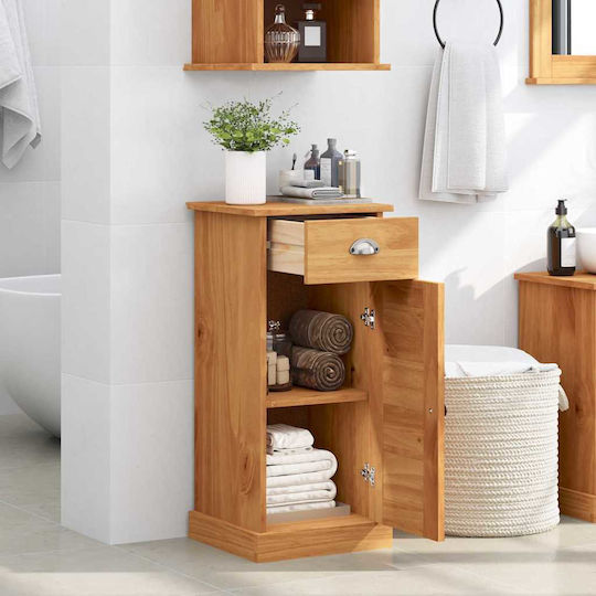 vidaXL Bathroom Cabinet L37xW34xH80cm Brown