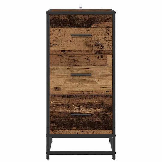 vidaXL Wood Bathroom Cabinet L35.5xW35xH76cm Brown