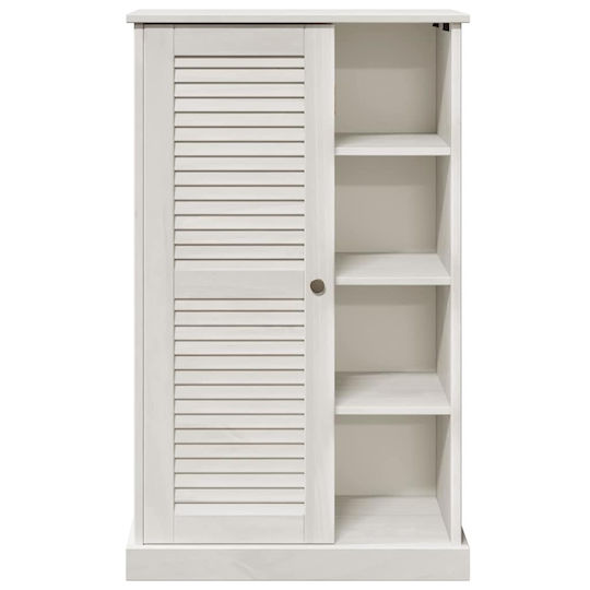 vidaXL Badezimmerschrank Wäscherei B68xT34xH110cm Weiß