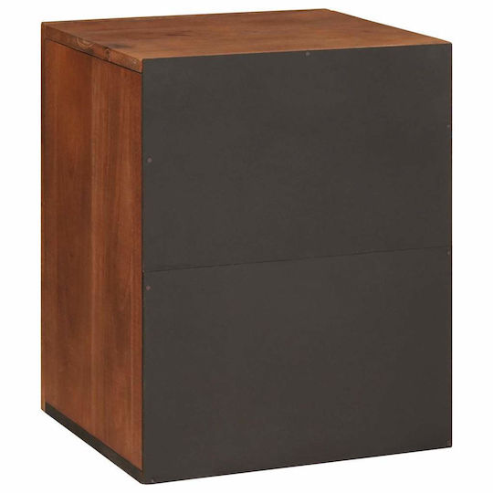 vidaXL Badezimmerschrank B38xT33.5xH48cm Kastanie