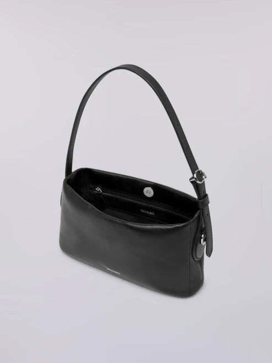 Leather Women's Bag Shoulder Black