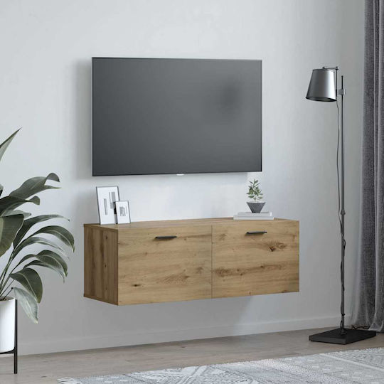 vidaXL Ντουλάπι Μπάνιου 100x36.5x35cm Δρυς