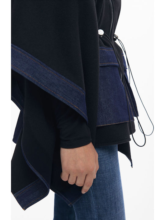 Aldama Denim Γυναικείο Πόντσο