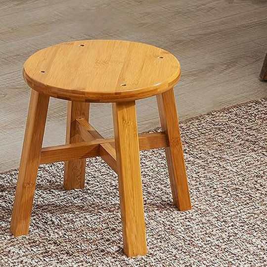 Hocker Für das Wohnzimmer Hölzernes Braun 30x30x27cm